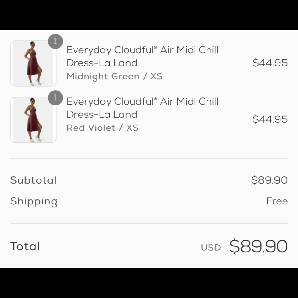 Two Dresses for price of one! HALARA everyday midi chill dress XS